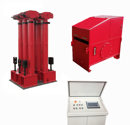 Sterowany przez PLC dwustopniowy hydrauliczny system podnoszenia do budowy zbiorników
